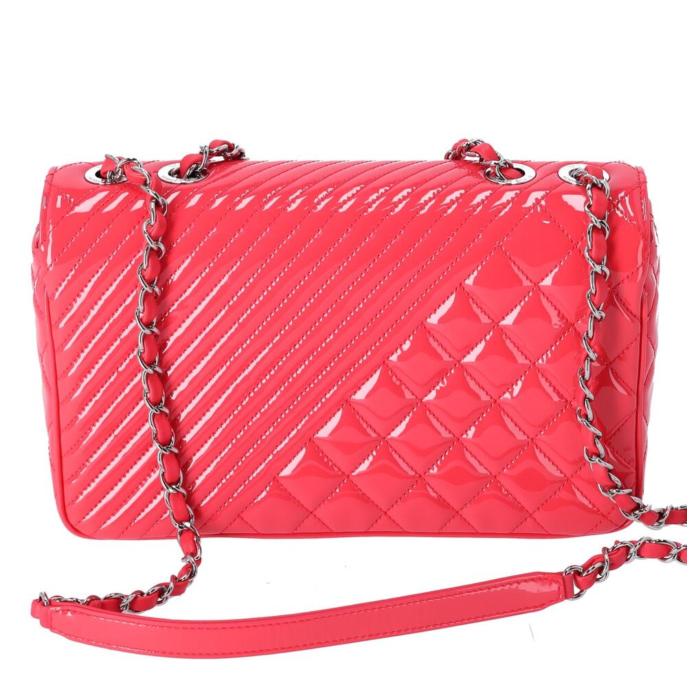 CHANEL Matelasse Coco Boy Shoulder Bag A92797 Pink Patent Leather - Picture 8 of 9